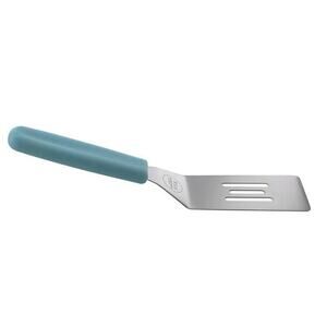 KitchenVIA Non-Stick Stainless Steel Turquoise Blue Mini Spatula